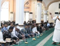 Danlanal Sabang dan Prajurit Lanal Sabang Ikuti Sabang Berzikir Untuk Banjir Sumatera