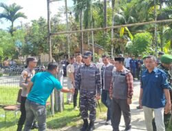 Lanal Simeulue Bersinergi Dengan Unsur Forkopimda Simeulue Dalam Rangka Sukseskan Pilkades Serentak Tahun 2025 di Wilayah Kabupaten Simeulue