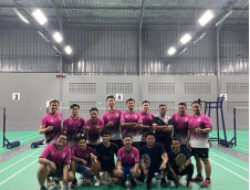 BRI BO Bumi Serpong Damai Gelar Kegiatan Olahraga Rutin Badminton