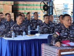 Dankodaeral I Ikuti Vicon Apel Komandan Satuan Dipimpin Kasal, Bahas Kesiapan TNI AL Dalam Penanggulangan Dampak Bencana di Aceh-Sumut