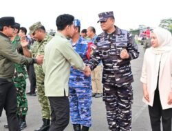 Dankodaeral I Sambut Kedatangan Wakil Presiden RI di Medan