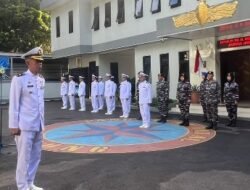 Pangkalan TNI AL Bandung Laksanakan Upacara Peringatan Hari Bela Negara Ke-77 Tahun 2025