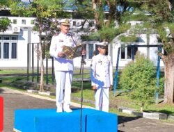 Dalam Rangka Memperkuat Semangat Nasionalisme, Lanal Simeulue Laksanakan Upacara Peringatan Ke-77 Hari Bela Negara Tahun 2025