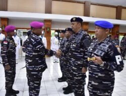 Penyerahan Jabatan Dansat Lantamal X TNI AL Kepada Dankodaeral X Sebagai Dampak Validasi Organisasi