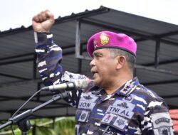 Kodaeral X TNI AL Gelar Apel Khusus, Dankodaeral X Tegaskan Tidak Ada Aktivitas Ilegal di Wilayah Laut