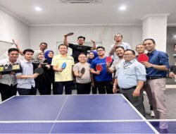 Semarak HUT BRI ke-130, BRI KC Jakarta Jelambar Gelar Lomba Tenis Meja Pekerja Supervisi