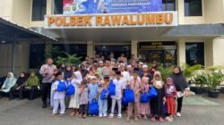 Polsek Rawa Lumbu Gelar Berbagi Kasih dan Doa Bersama Anak Yatim